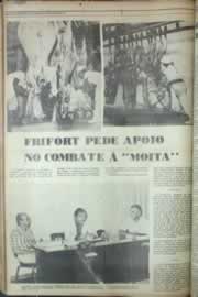 Página do jornal Correio do Ceará de agosto de 1976