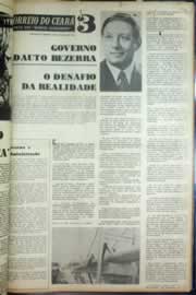 Página do jornal Correio do Ceará de agosto de 1976