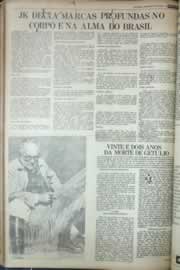Página do jornal Correio do Ceará de agosto de 1976