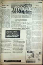 Página do jornal Correio do Ceará de agosto de 1976