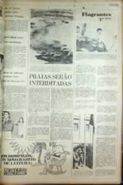 Página do jornal Correio do Ceará de agosto de 1976