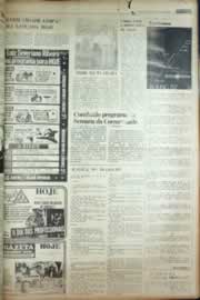Página do jornal Correio do Ceará de agosto de 1976
