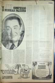 Página do jornal Correio do Ceará de agosto de 1976