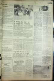 Página do jornal Correio do Ceará de agosto de 1976