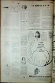 Página do jornal Correio do Ceará de agosto de 1976