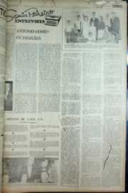 Página do jornal Correio do Ceará de agosto de 1976