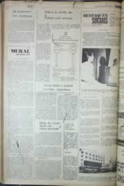 Página do jornal Correio do Ceará de agosto de 1976