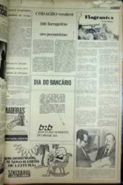 Página do jornal Correio do Ceará de agosto de 1976