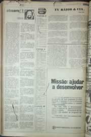 Página do jornal Correio do Ceará de agosto de 1976
