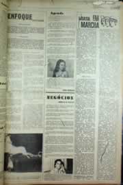 Página do jornal Correio do Ceará de agosto de 1976