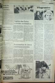 Página do jornal Correio do Ceará de agosto de 1976