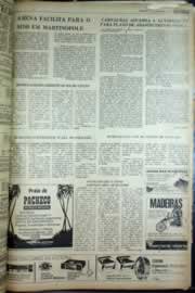 Página do jornal Correio do Ceará de agosto de 1976