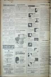 Página do jornal Correio do Ceará de agosto de 1976