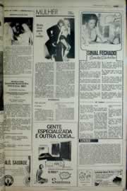 Página do jornal Correio do Ceará de janeiro de 1977