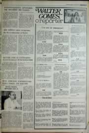 Página do jornal Correio do Ceará de janeiro de 1977