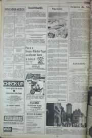 Página do jornal Correio do Ceará de janeiro de 1977