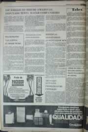 Página do jornal Correio do Ceará de janeiro de 1977