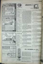 Página do jornal Correio do Ceará de janeiro de 1977