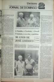 Página do jornal Correio do Ceará de janeiro de 1977
