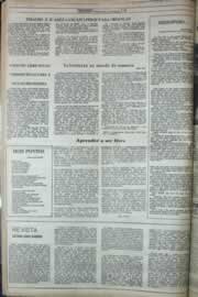 Página do jornal Correio do Ceará de janeiro de 1977