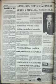 Página do jornal Correio do Ceará de janeiro de 1977