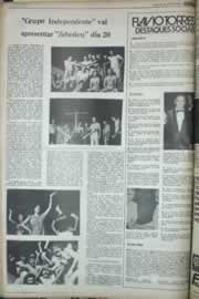 Página do jornal Correio do Ceará de janeiro de 1977