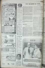 Página do jornal Correio do Ceará de janeiro de 1977