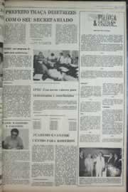 Página do jornal Correio do Ceará de janeiro de 1977