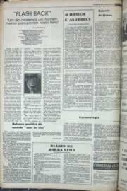 Página do jornal Correio do Ceará de janeiro de 1977