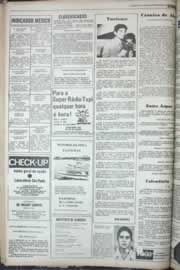 Página do jornal Correio do Ceará de janeiro de 1977