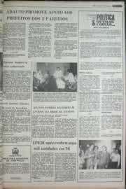 Página do jornal Correio do Ceará de janeiro de 1977