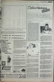 Página do jornal Correio do Ceará de janeiro de 1977