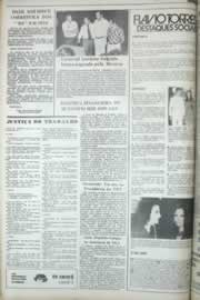 Página do jornal Correio do Ceará de janeiro de 1977