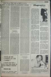 Página do jornal Correio do Ceará de janeiro de 1977
