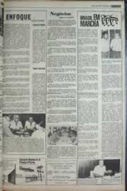 Página do jornal Correio do Ceará de janeiro de 1977