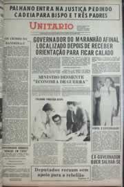 Página do jornal Correio do Ceará de janeiro de 1977