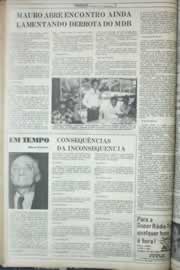 Página do jornal Correio do Ceará de janeiro de 1977