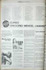 Página do jornal Correio do Ceará de janeiro de 1977