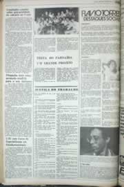Página do jornal Correio do Ceará de janeiro de 1977
