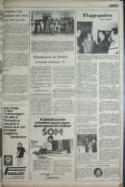 Página do jornal Correio do Ceará de janeiro de 1977