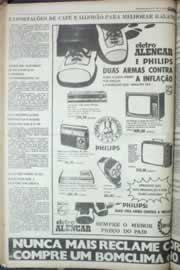 Página do jornal Correio do Ceará de janeiro de 1977