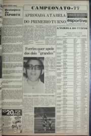 Página do jornal Correio do Ceará de janeiro de 1977