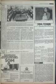 Página do jornal Correio do Ceará de janeiro de 1977