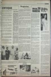 Página do jornal Correio do Ceará de janeiro de 1977