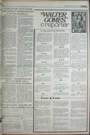 Página do jornal Correio do Ceará de janeiro de 1977