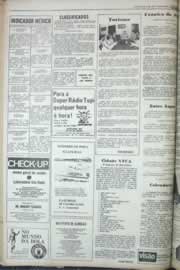 Página do jornal Correio do Ceará de janeiro de 1977