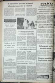 Página do jornal Correio do Ceará de janeiro de 1977