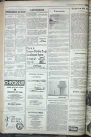 Página do jornal Correio do Ceará de janeiro de 1977