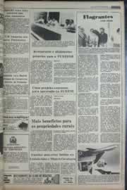 Página do jornal Correio do Ceará de janeiro de 1977