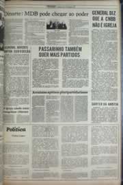 Página do jornal Correio do Ceará de janeiro de 1977